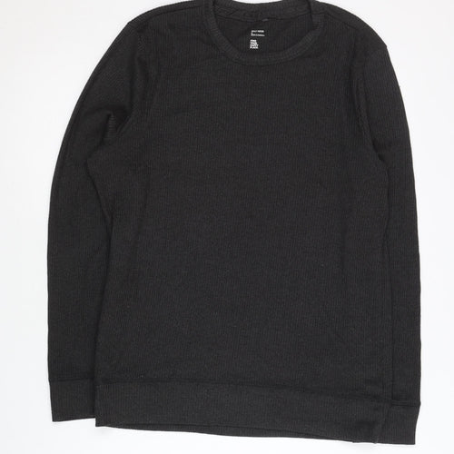 Gilly Hicks Womens Black Pullover Sweatshirt Size S Long Sleeve