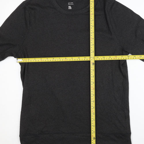 Gilly Hicks Womens Black Pullover Sweatshirt Size S Long Sleeve