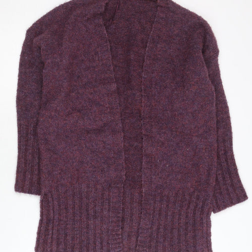 Marks and Spencer Women’s Purple Knit Long Sleeve Cardigan S