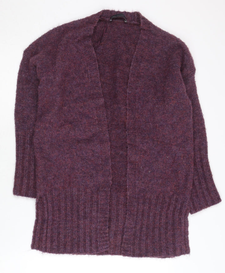 Marks and Spencer Women’s Purple Knit Long Sleeve Cardigan S
