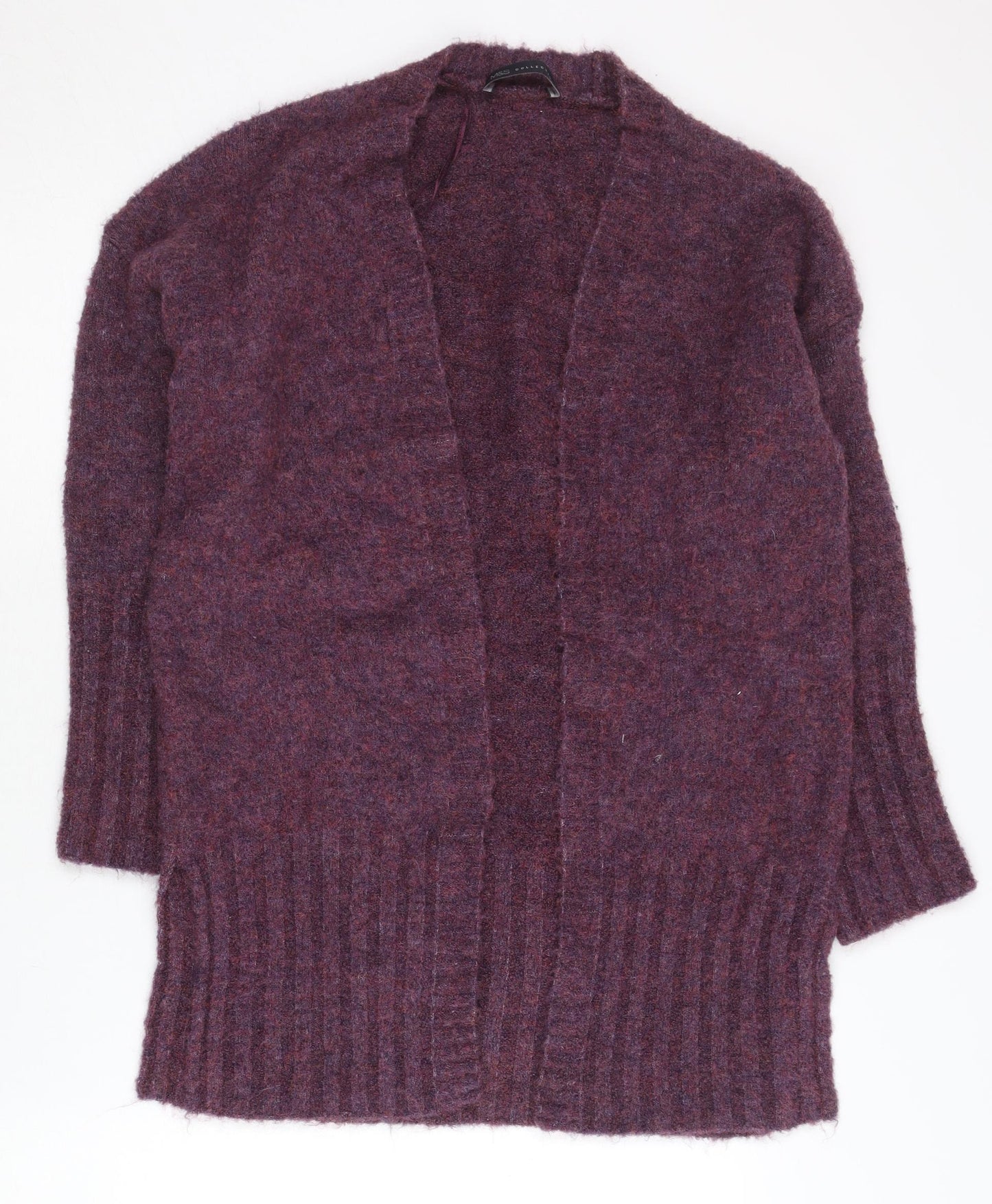 Marks and Spencer Women’s Purple Knit Long Sleeve Cardigan S