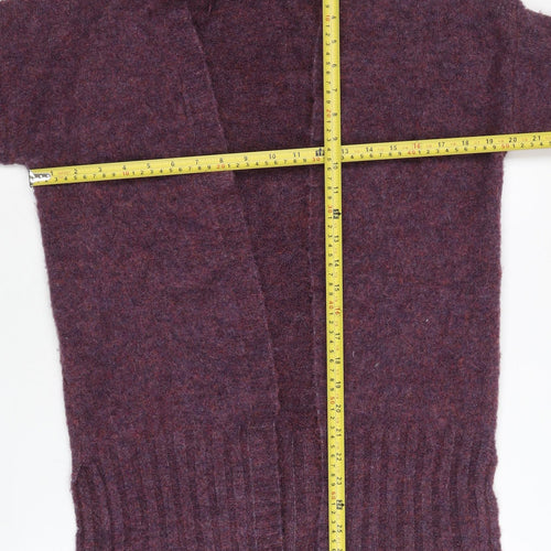 Marks and Spencer Women’s Purple Knit Long Sleeve Cardigan S