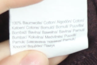 s.Oliver Men’s Brown Cotton V-Neck Jumper Size S