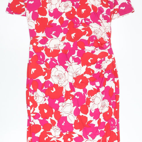 Kaliko Women’s Multicoloured Floral Sheath Dress Size 14