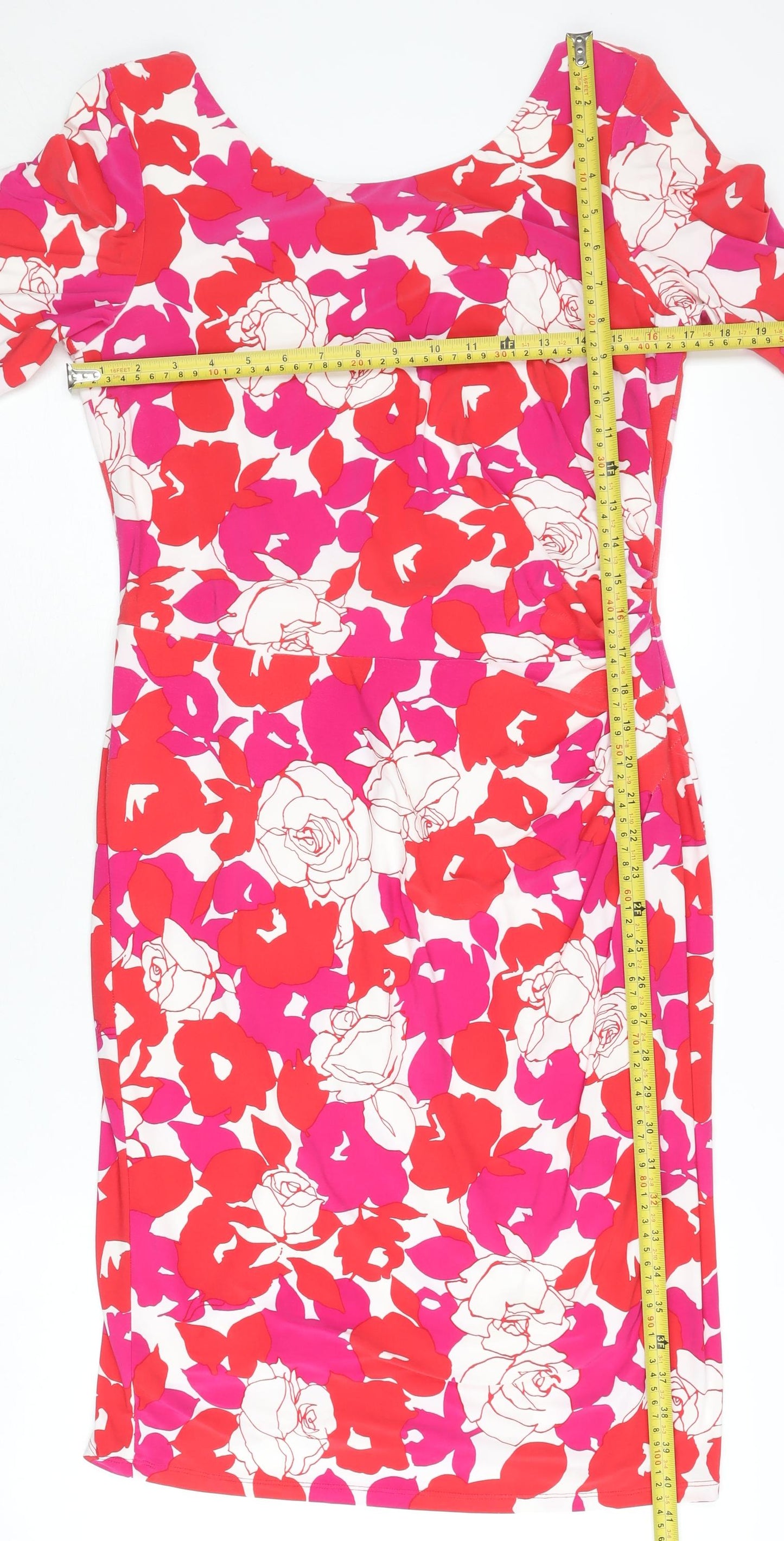 Kaliko Women’s Multicoloured Floral Sheath Dress Size 14