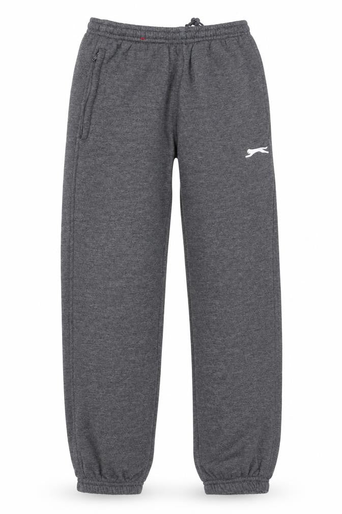 Slazenger Boys Grey 9-10 Yrs Jogger Sweatpants Fleece Activewear