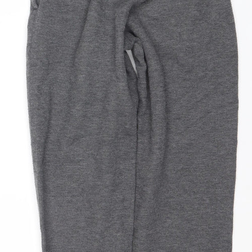 Slazenger Boys Grey 9-10 Yrs Jogger Sweatpants Fleece Activewear
