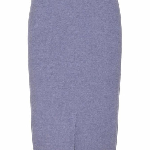Alterna Womens Blue Wool Blend Knit Pencil Skirt Size 2XS