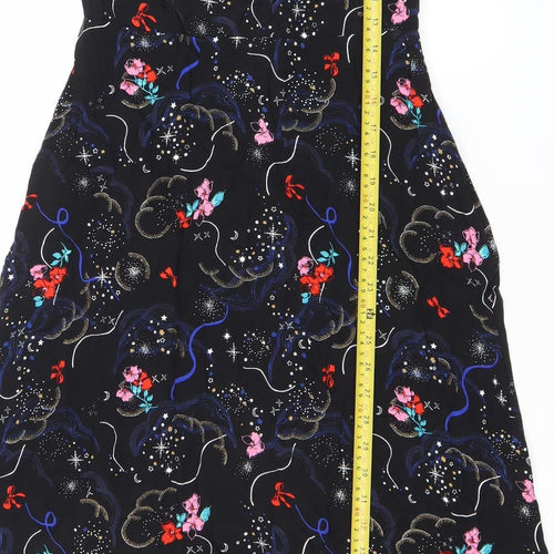 Marks and Spencer Womens Multicoloured Viscose Sheath Dress Size 8