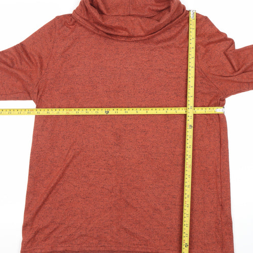 ISLE Essentials Women’s Brown Cowl Neck Long Sleeve Pullover Jumper M