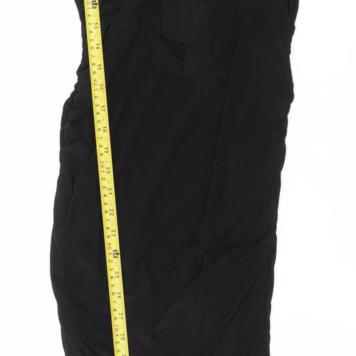 Femmeluxe Women’s Black One Shoulder Bodycon Dress Size 8 Cocktail Party
