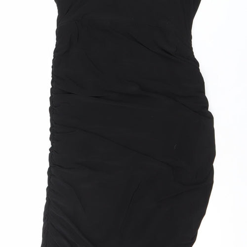 Femmeluxe Women’s Black One Shoulder Bodycon Dress Size 8 Cocktail Party