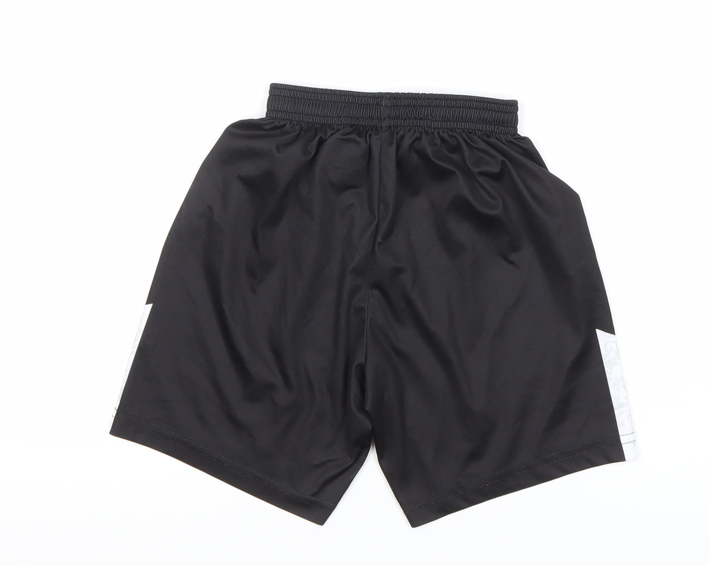 Hope & Glory Boys Black Football Athletic Shorts Size S Junior
