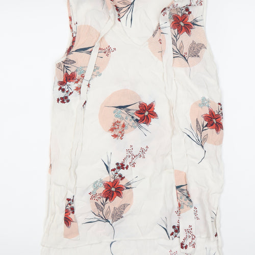 Marks and Spencer Womens Floral Sleeveless Tunic Blouse Size 8