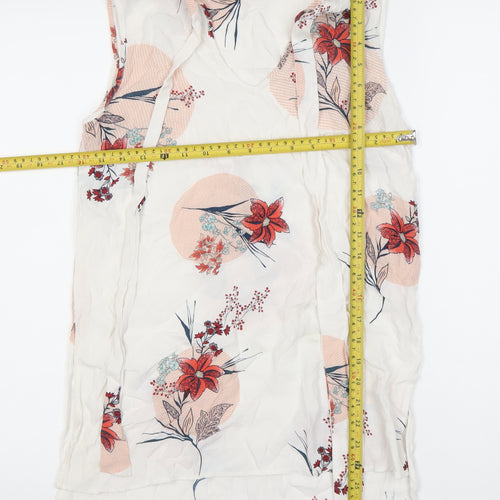 Marks and Spencer Womens Floral Sleeveless Tunic Blouse Size 8