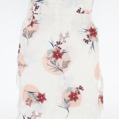 Marks and Spencer Womens Floral Sleeveless Tunic Blouse Size 8