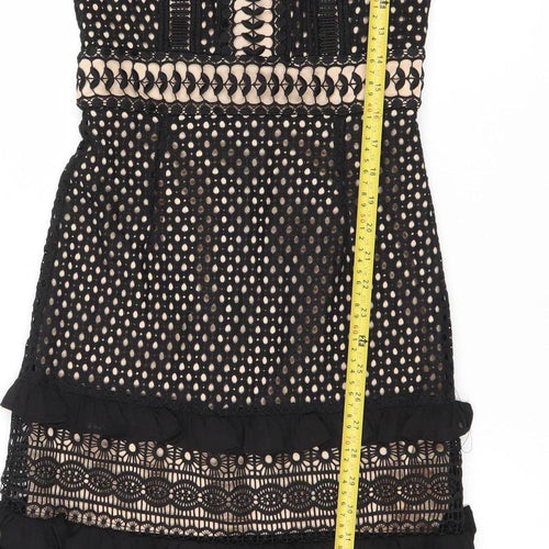 True Decadence Women’s XS Black Lace Sheath Party Dress