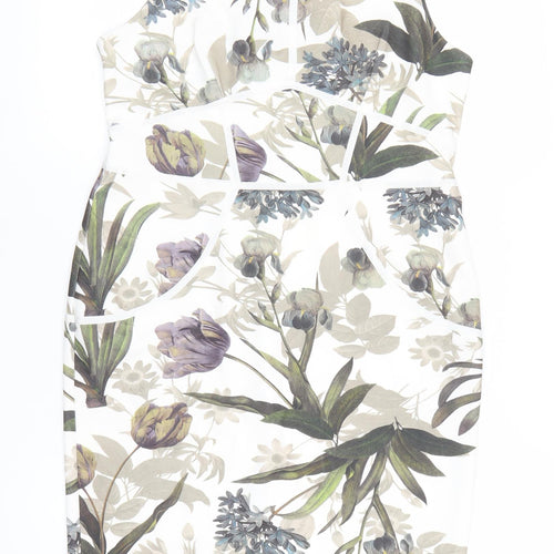 Next Women’s Multicoloured Floral Bodycon Dress Size 14