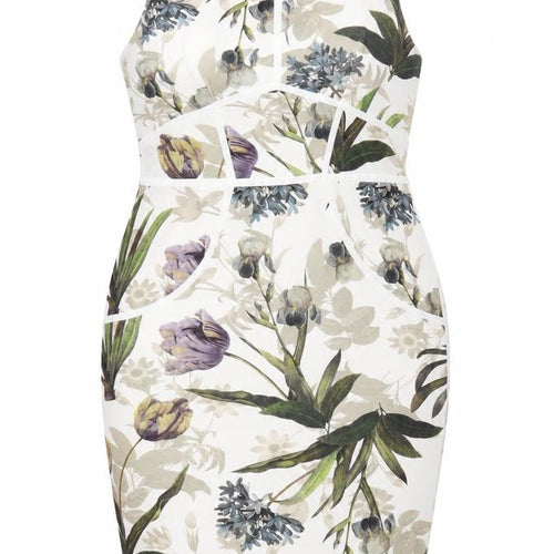 Next Women’s Multicoloured Floral Bodycon Dress Size 14
