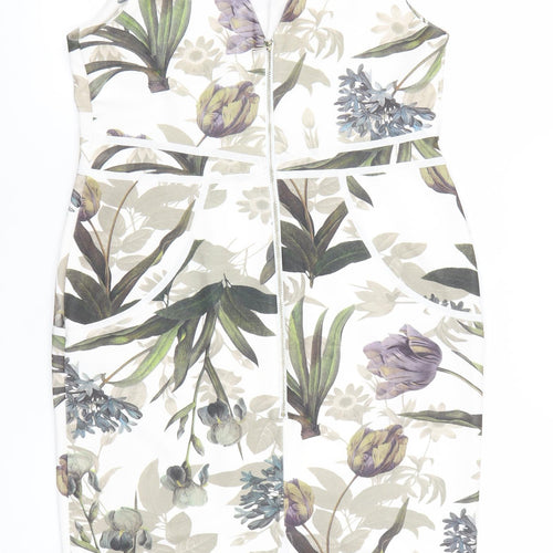 Next Women’s Multicoloured Floral Bodycon Dress Size 14
