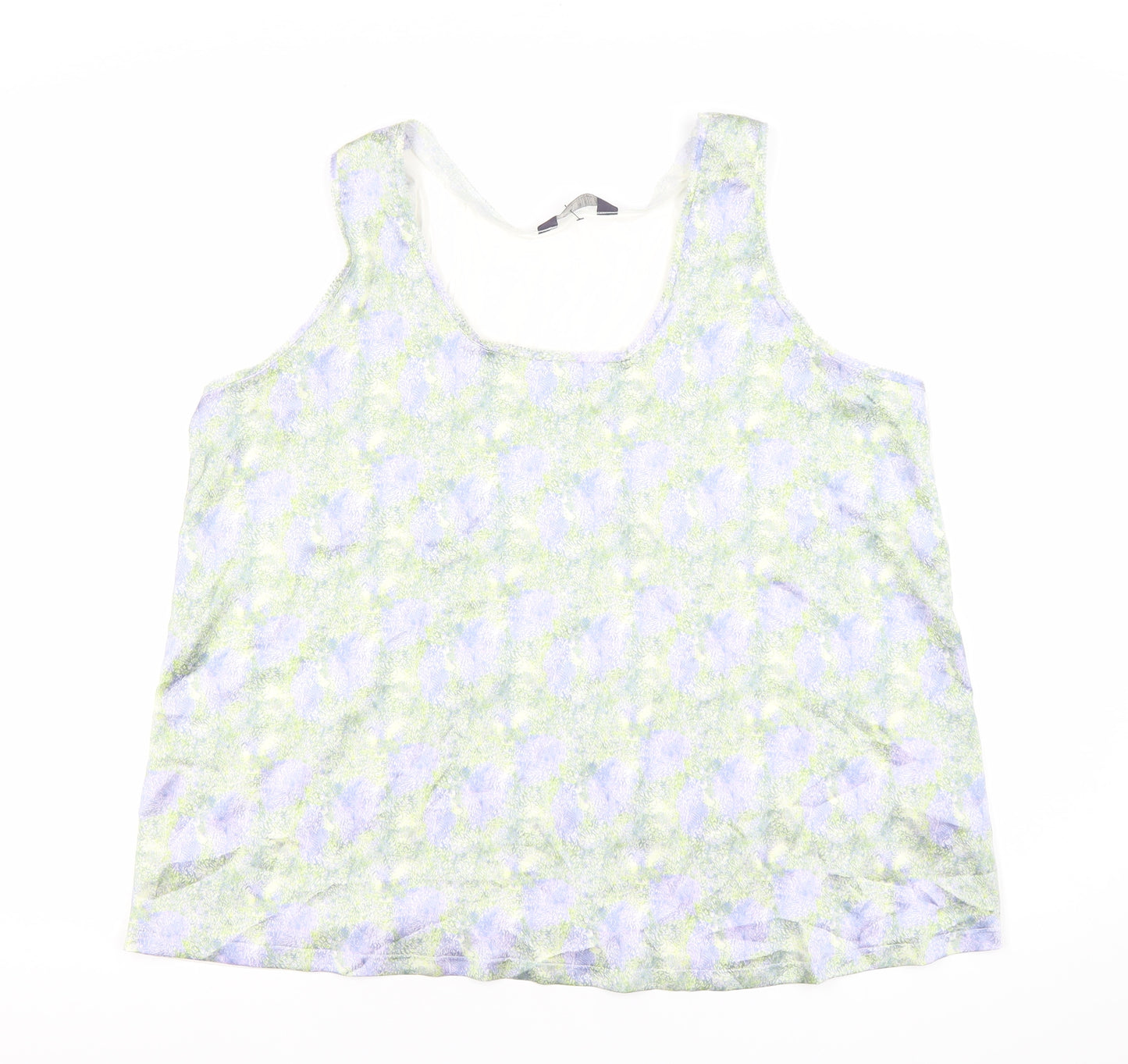 Marks and Spencer Women's Multicoloured Floral Tank Top Size 14