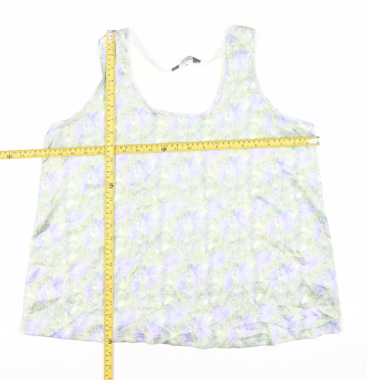 Marks and Spencer Women's Multicoloured Floral Tank Top Size 14