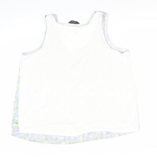 Marks and Spencer Women's Multicoloured Floral Tank Top Size 14