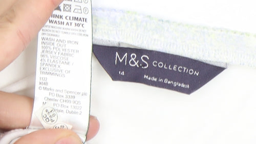 Marks and Spencer Women's Multicoloured Floral Tank Top Size 14