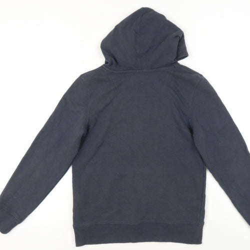 Levi's Boys Blue Pullover Hoodie 12 Years Logo Graphic Cotton Blend