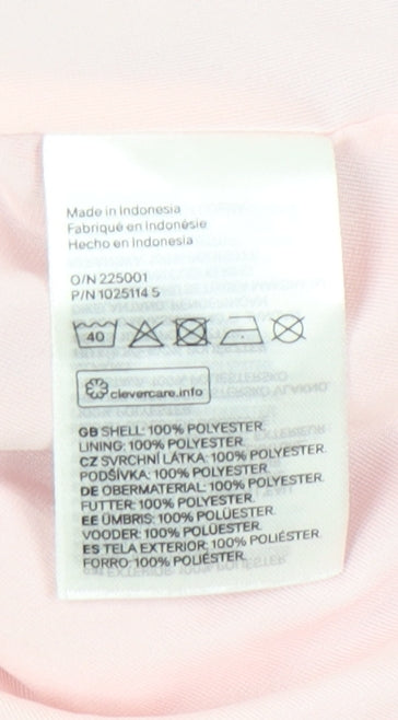 H&M Girls Multicoloured Tie Dye Skater Dress 14 Years Flutter Sleeve