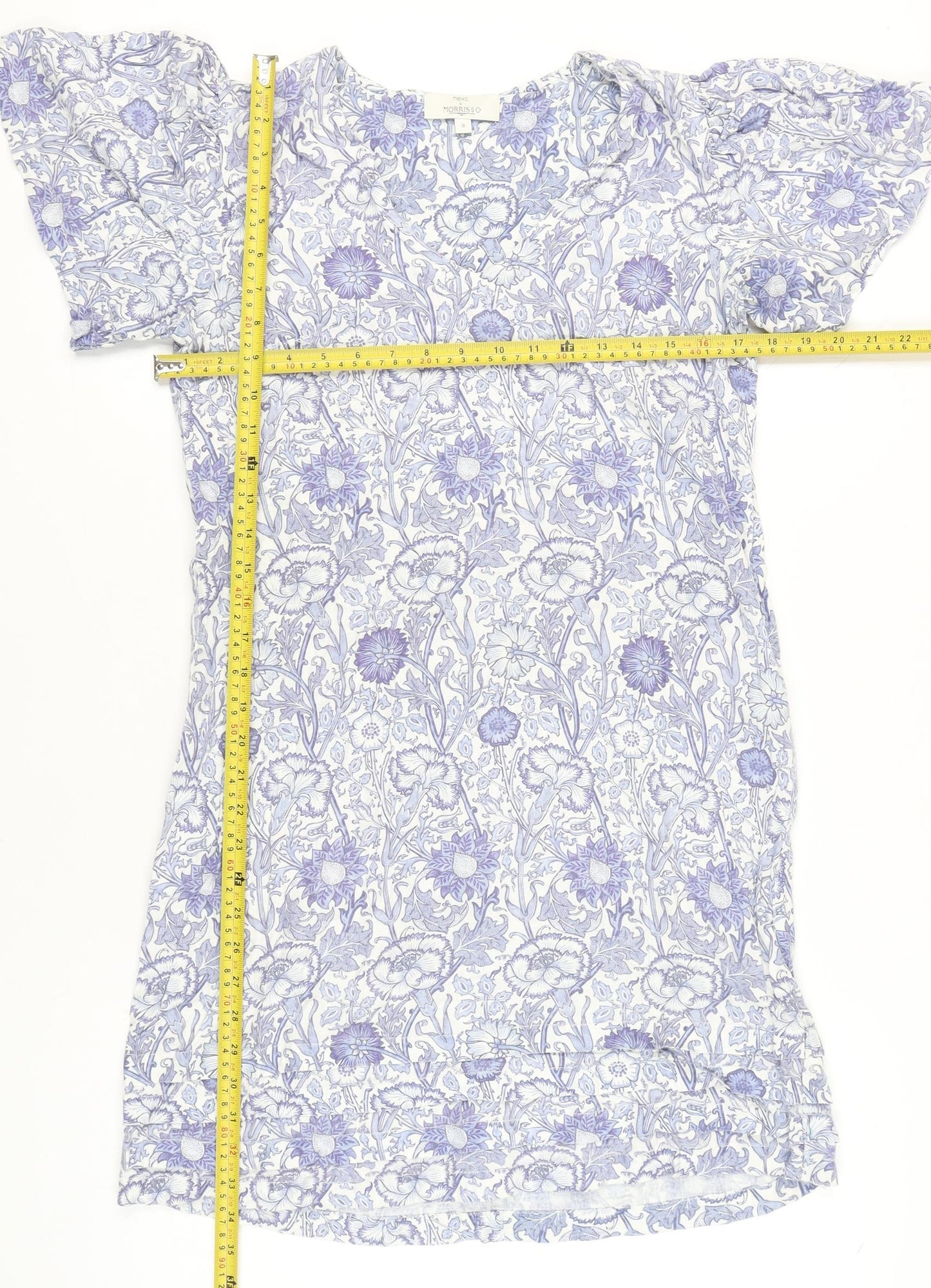 Next x Morris & Co Women’s Multicoloured Size 8 Floral Shift Dress