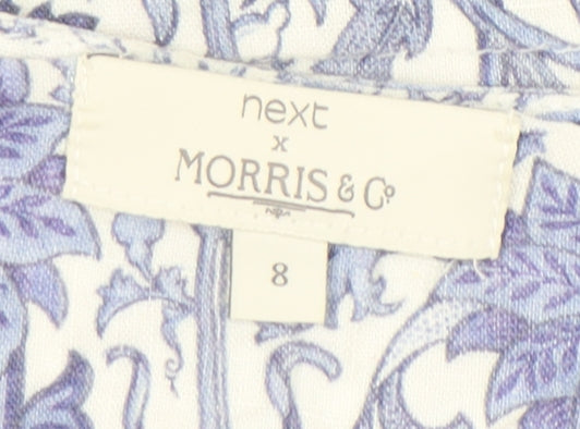 Next x Morris & Co Women’s Multicoloured Size 8 Floral Shift Dress