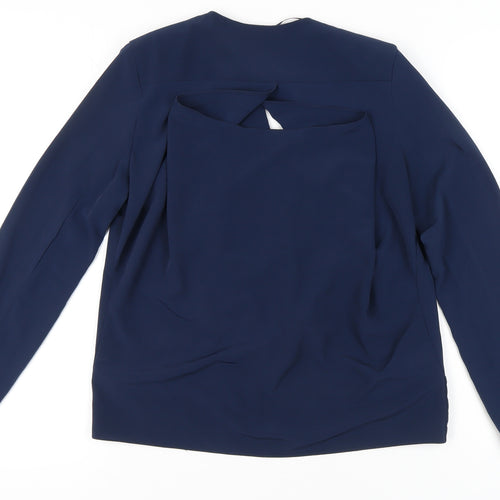 River Island Women’s Blue Size 10 Classic Zip Jacket Workwear