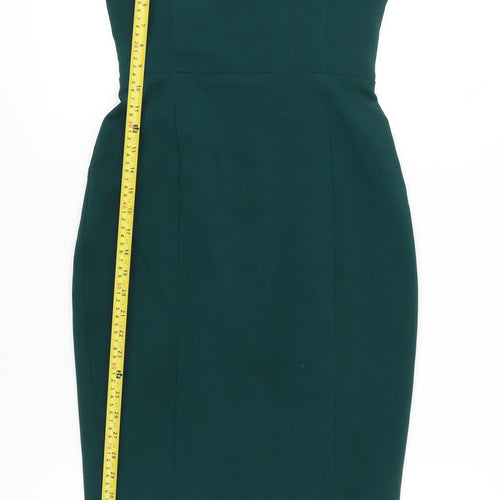 Lavish Alice Women’s Green Strapless Bodycon Sheath Dress UK 8