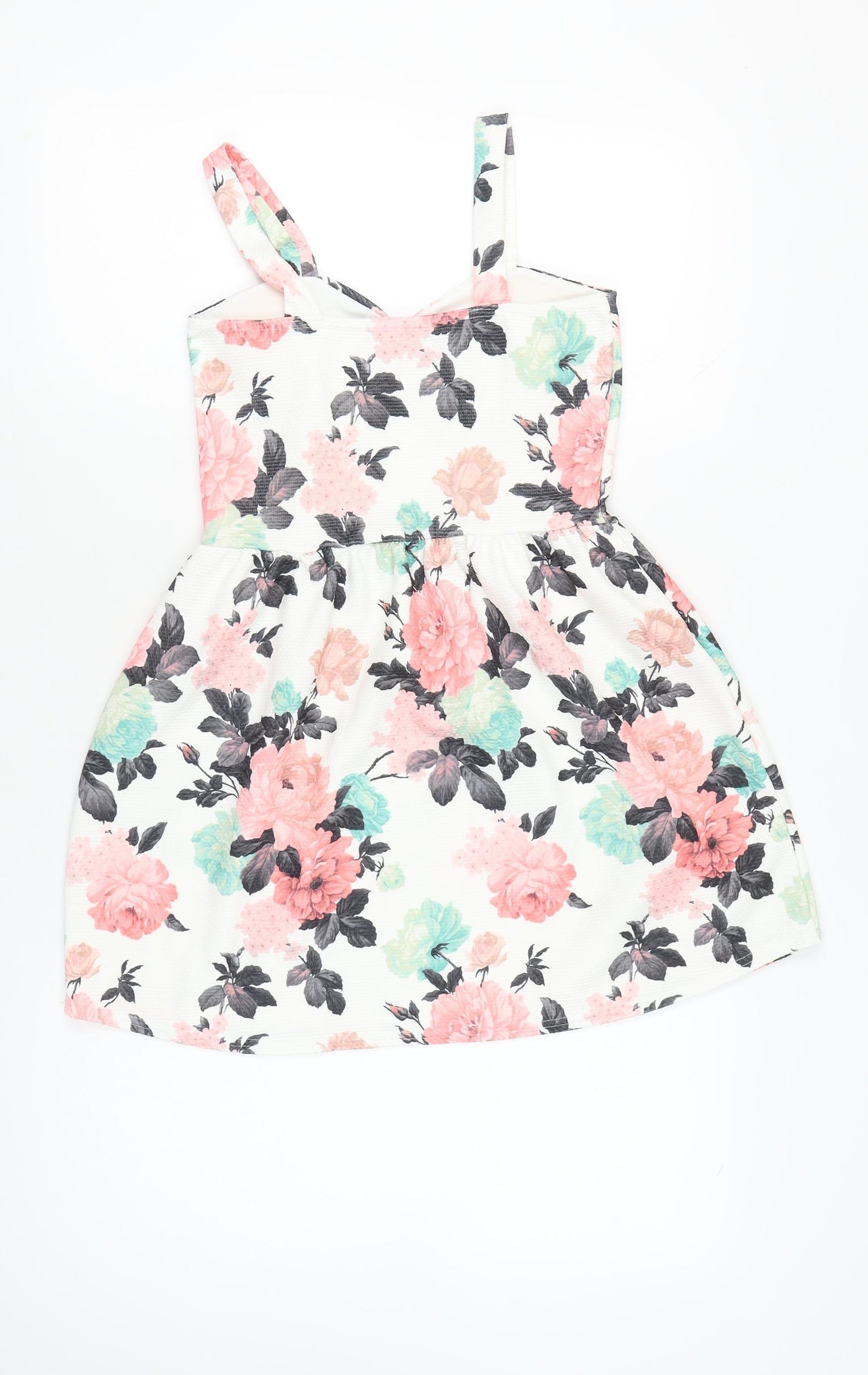 Select Women’s Multicoloured Floral Skater Dress UK 8 Sleeveless