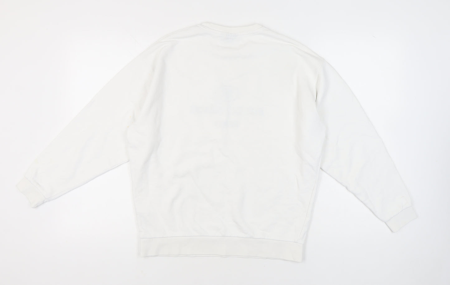 ASOS Men’s White Logo Sweatshirt XS Pullover Paris Graphic