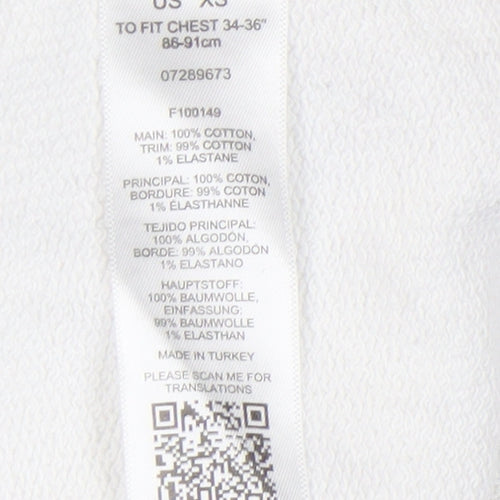 ASOS Men’s White Logo Sweatshirt XS Pullover Paris Graphic