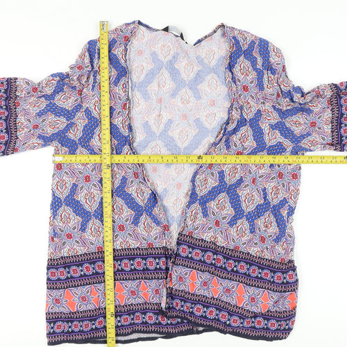 New Look Women's Multicoloured Kimono Blouse Size 14