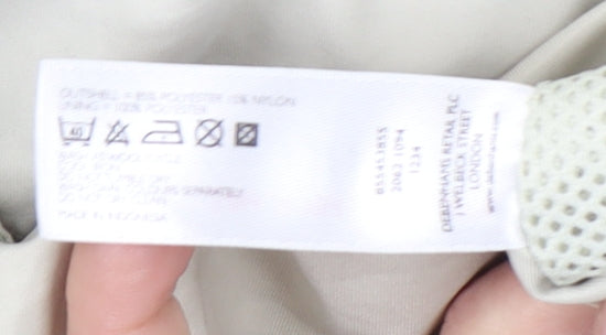 Thomas Nash Men’s Beige Full Zip Casual Jacket Size L