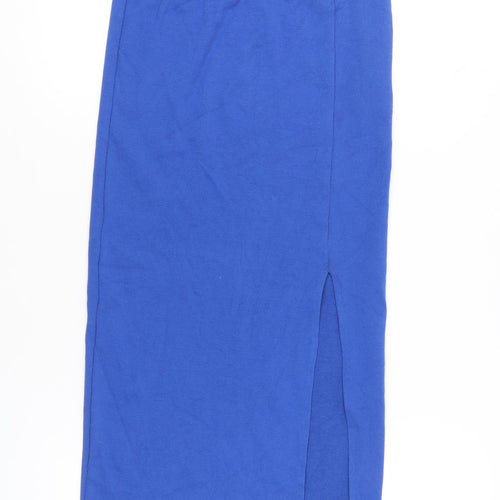 Silkroad Daughters Women’s Blue Midi Pencil Skirt Size 12