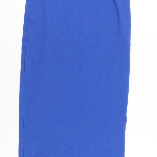 Silkroad Daughters Women’s Blue Midi Pencil Skirt Size 12