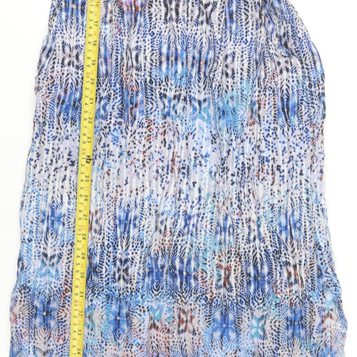 Warehouse Women’s Multicoloured Size 8 Maxi Halter Summer Dress