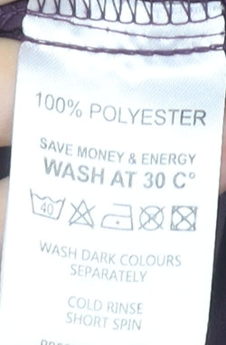 Simon Jersey Womens Purple Wrap Blouse Size 12 Short Sleeve Work Top