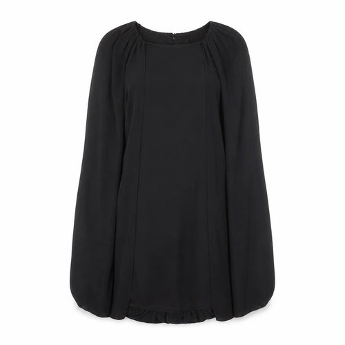 Zara Women Black Shift Dress Size 8 Short Sleeve Classic Style