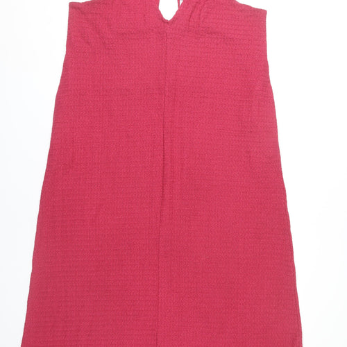 Next Women’s Pink Halter Shift Dress Size 14 Knee Length