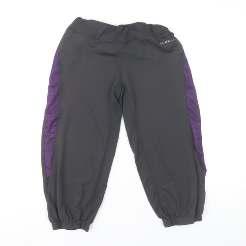 LA Gear Womens Black Jogger Trousers Size 12 Sportswear