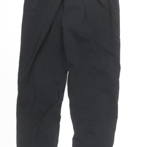 Adidas Men’s Black Jogger Trousers Size S Polyester Tapered