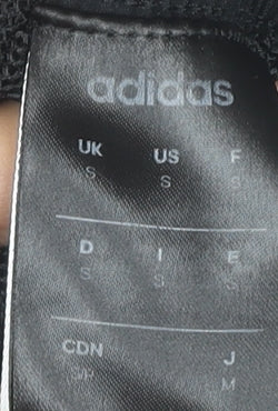 Adidas Men’s Black Jogger Trousers Size S Polyester Tapered