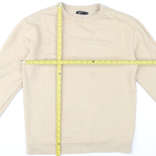 Nobody's Child Women's Beige Sweatshirt Size S Crew Neck Pullover