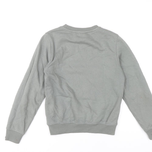Ellesse Boys Grey Sweatshirt 12-13Y Pullover Logo Crew Neck Fleece